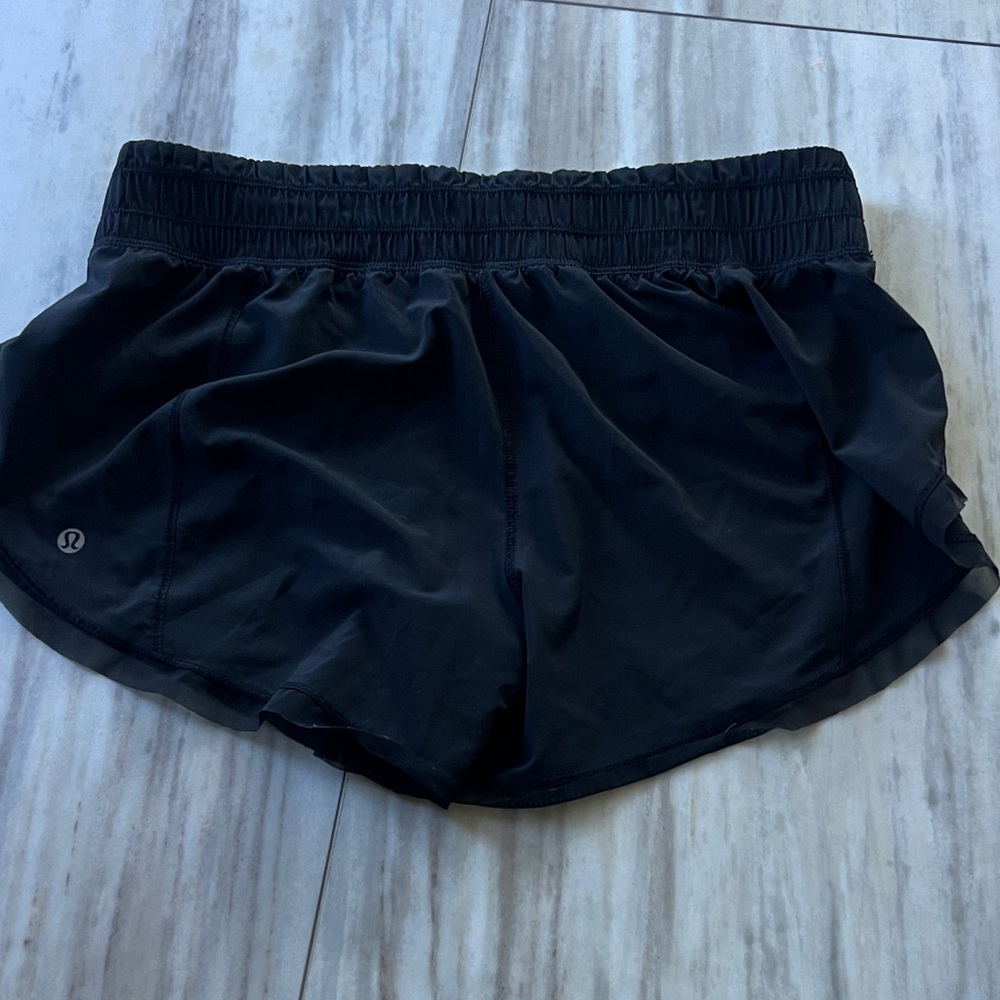 lululemon Midnight Black Athletic Shorts